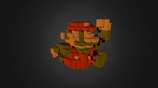 Mario-jump 3D Model