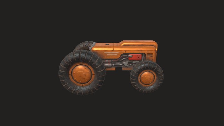 Tractor 3D Model