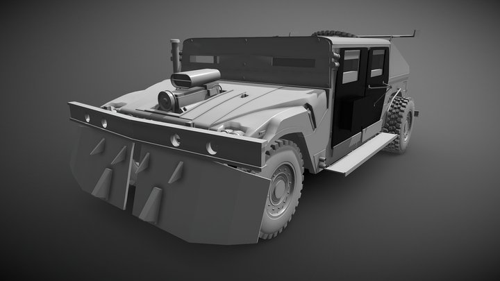 HpHumvee 3D Model