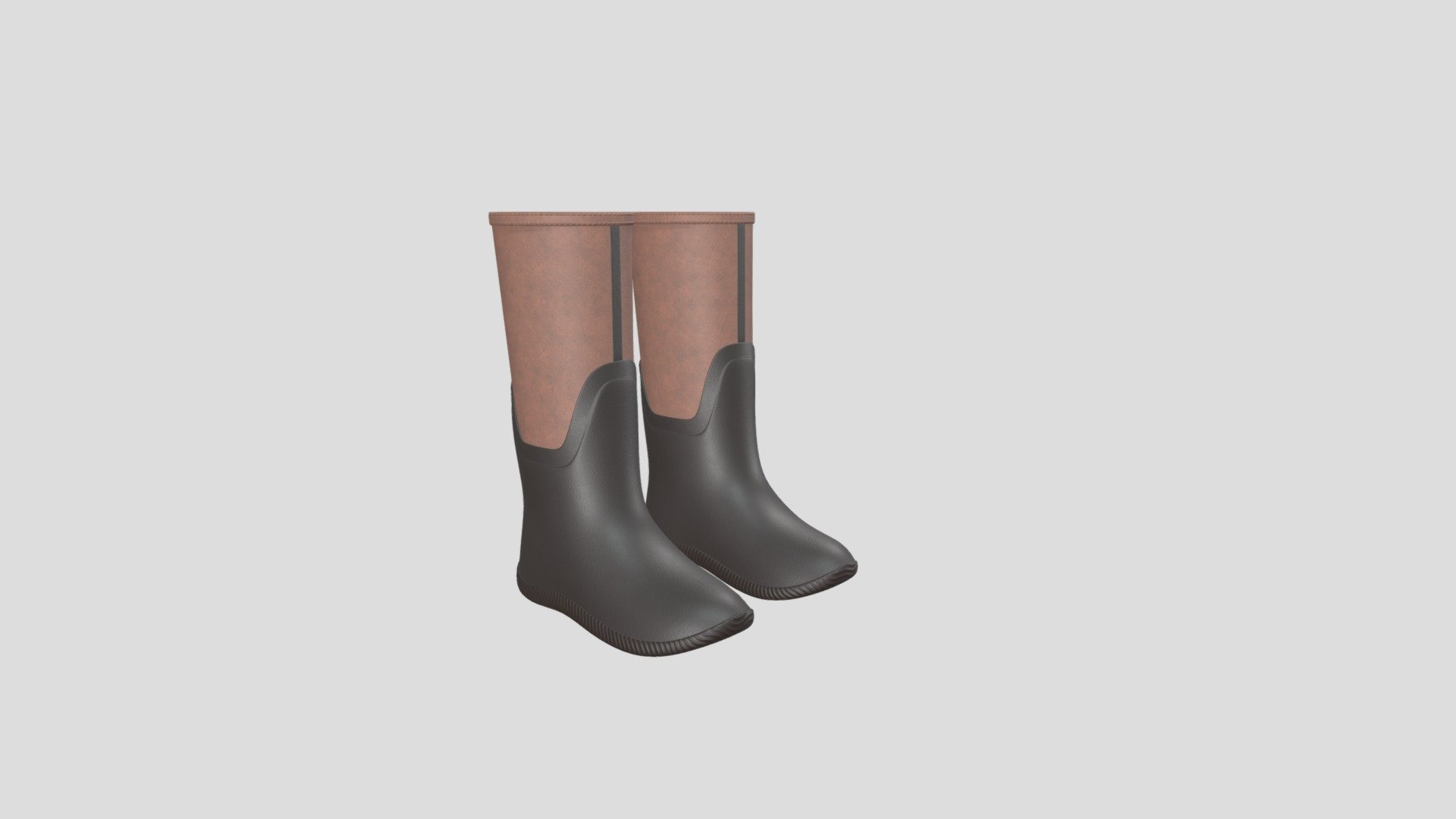 Waterproof Rubber Rain Boots - Buy Royalty Free 3D model by Chloe-Li-3D ...