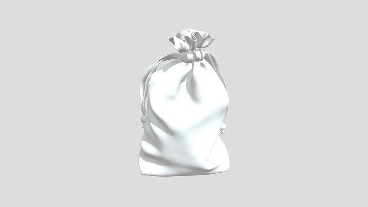 Low Poly Bag/Trash 3D Model