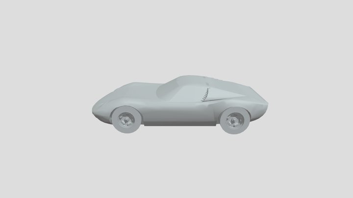 Lamborghini Miura SV lowpoly for 3D-printing