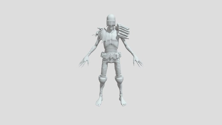 Judge Death - WIP 3D Model