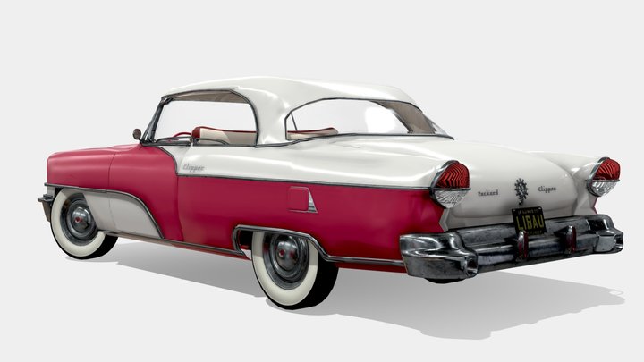 1950s  American Coupe (Packard Clipper) 3D Model