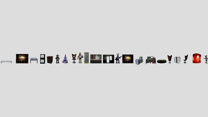 Fnaf Hw 2 Fnaf 1 Cutouts