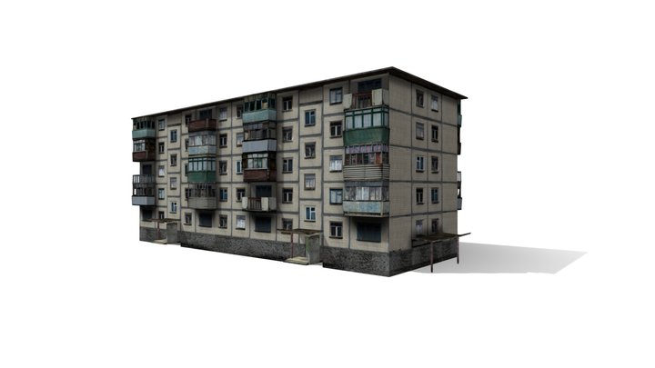 Panel House 3D Model