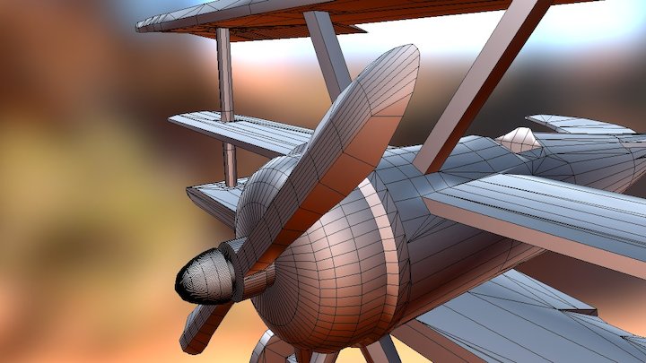 Red Baron Exercise 3D Model