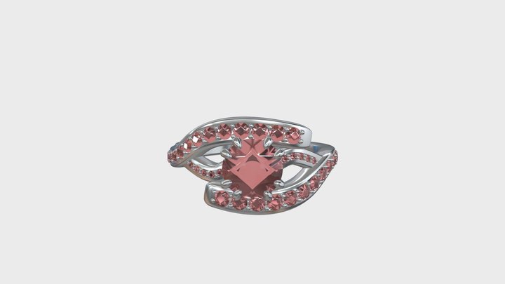 Engagement Ring 3D Model