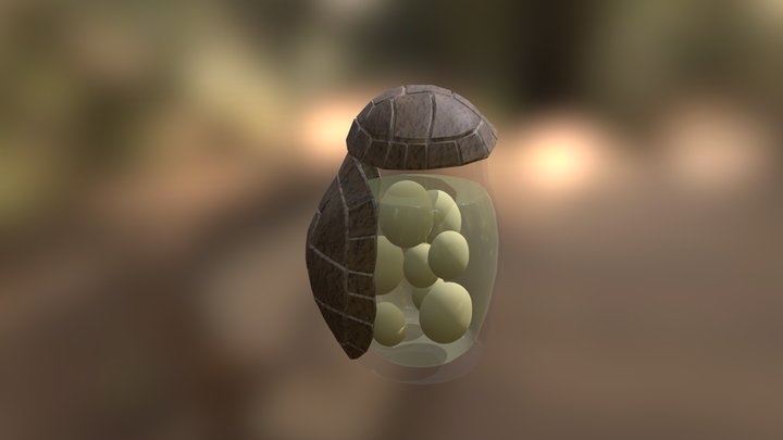Jar of Eggs 3D Model
