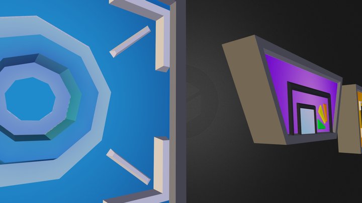 Media Panel 3D Model
