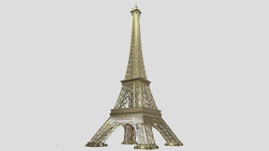 Eiffel Tower model 3D with best quality