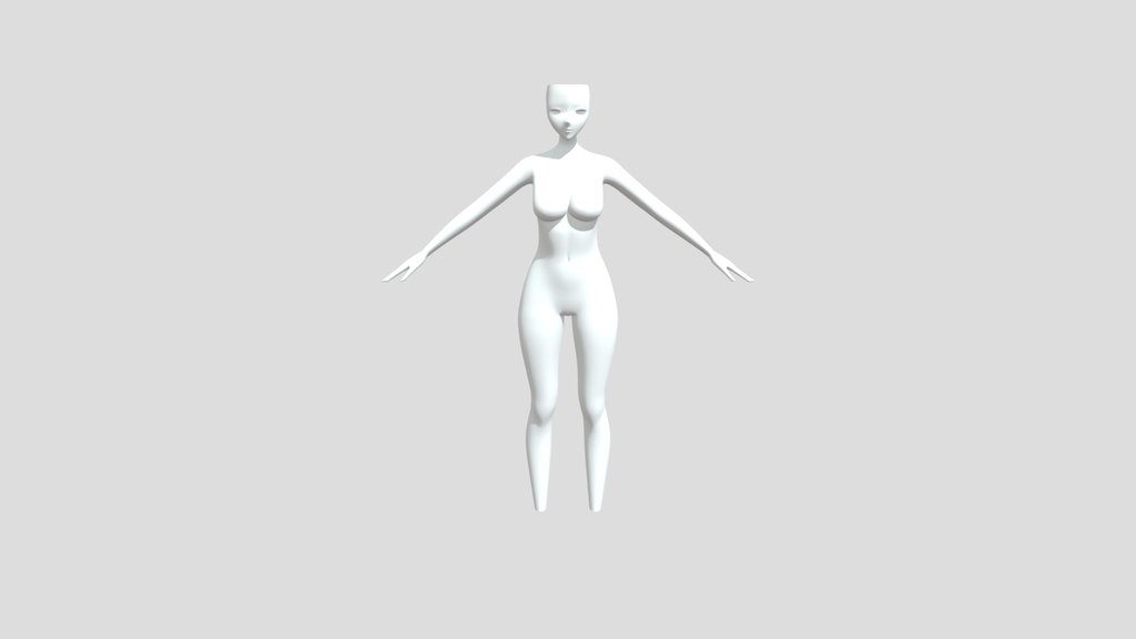 Anime Female Body Template