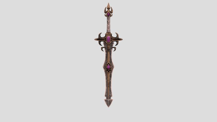 VINTAGE SWORD 3D Model