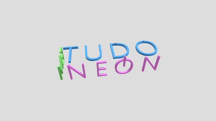 tudo neon 3d 3D Model