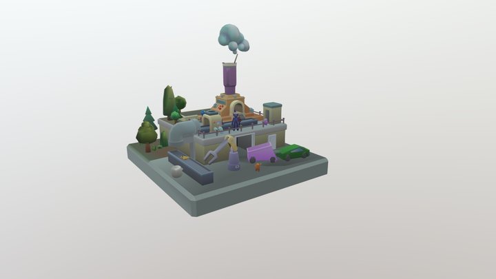 Crazy factory of trends! 3D Model