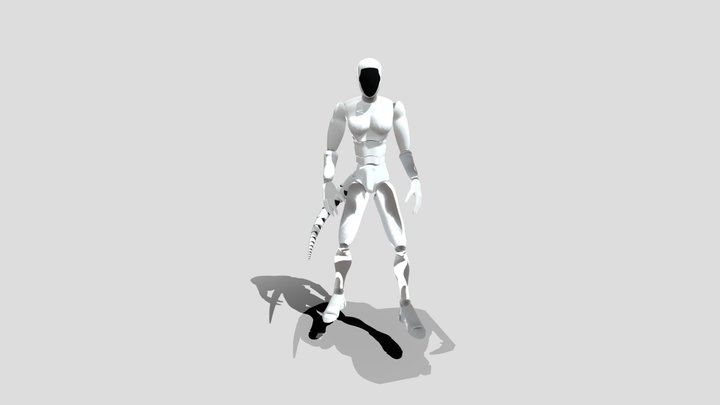 Infinity Bot Female 3D Model