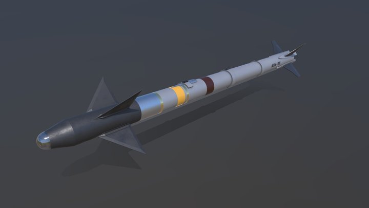 AIM-9X Sidewinder 3D Model
