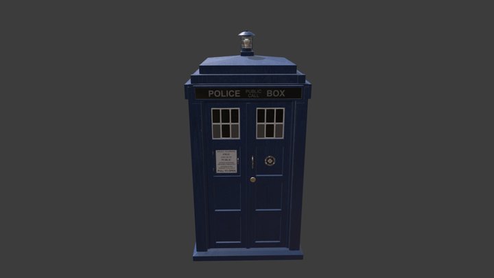 Tardis_E_Anim 3D Model