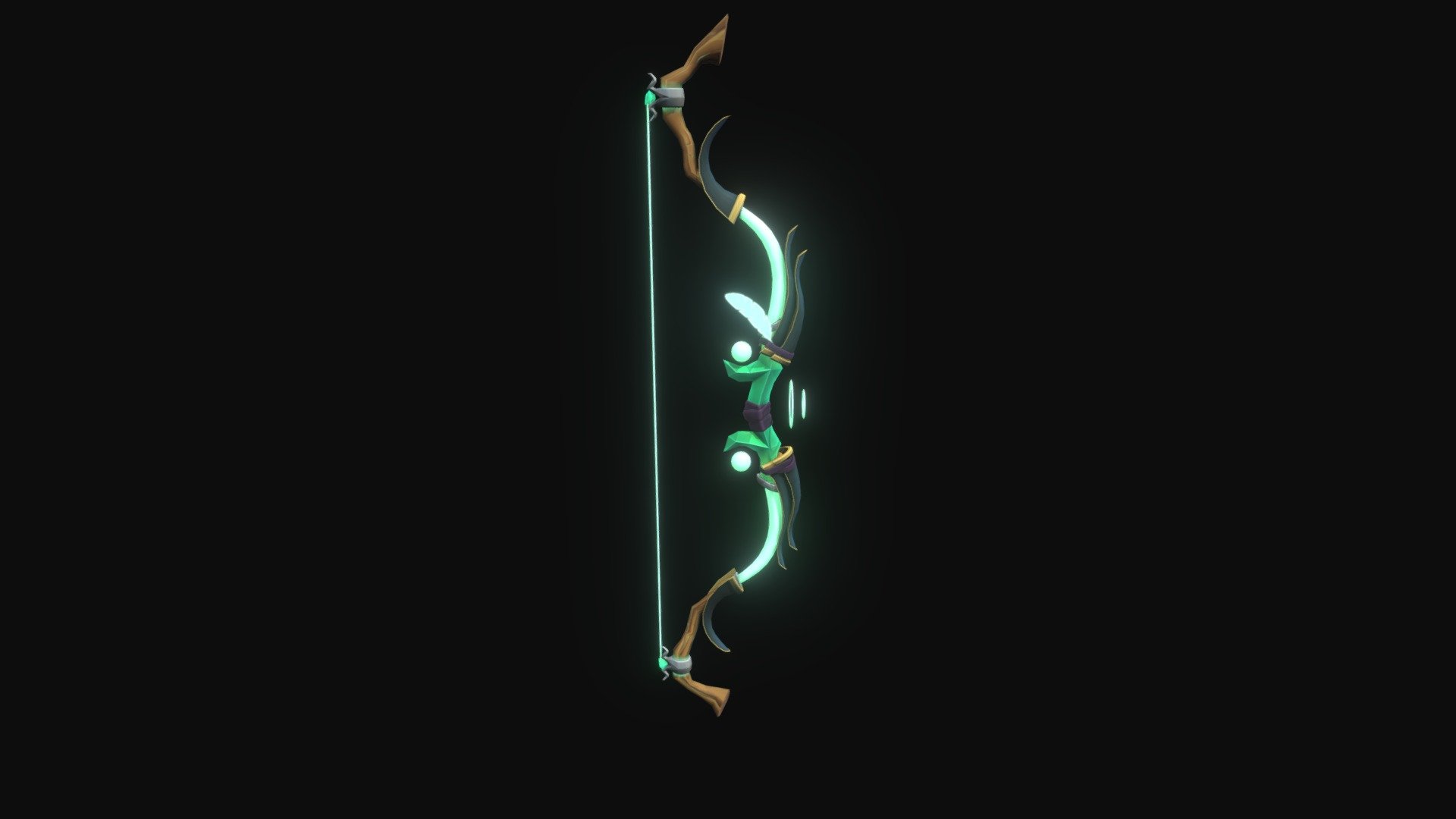 Stylized Crystal Bow - 3D model by Alberto.Lopez.Hernandez [c34055d ...