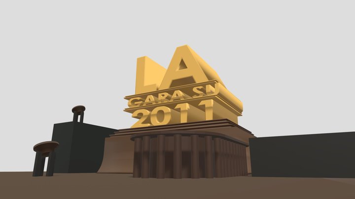 LA GARA SU 2011 Logo Remake 3D Model