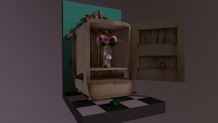 Eyes-Scream 3D Model