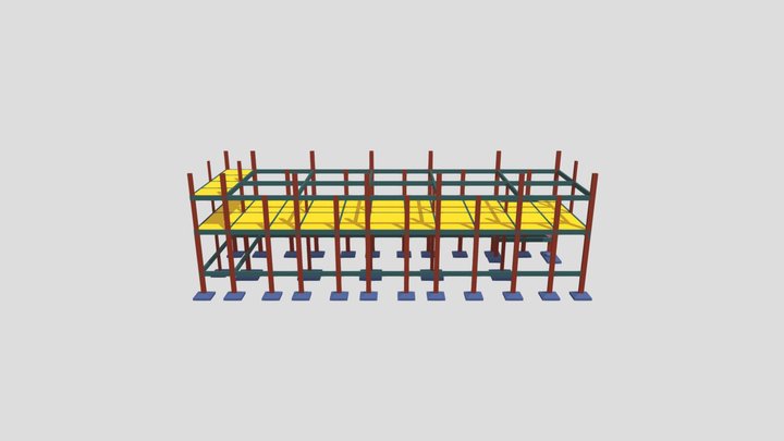 PROJETO ESTRUTURAL 3D Model