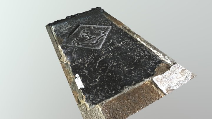 Newcastle Cathedral ledger stone 3D Model