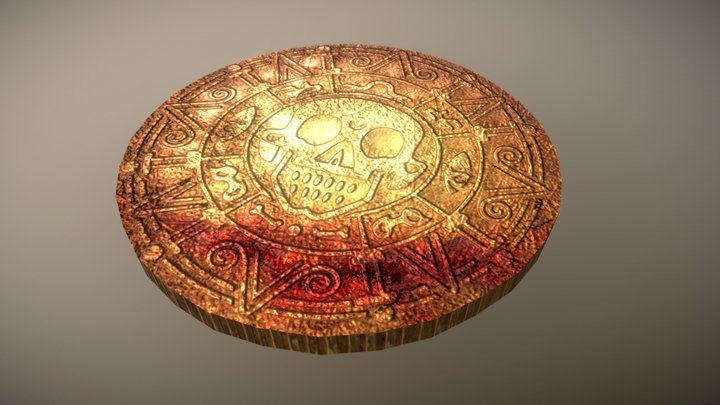 Pirate coin 3D Model