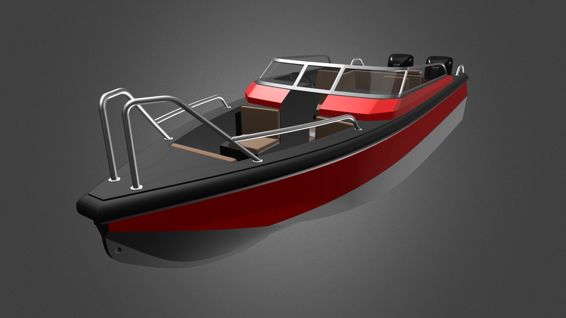 Катер Монако — Sketchfab embed 3D viewer