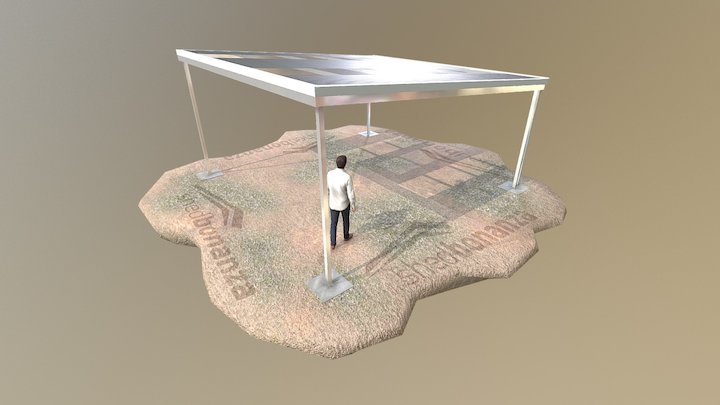 Skillion Carport 3D Model