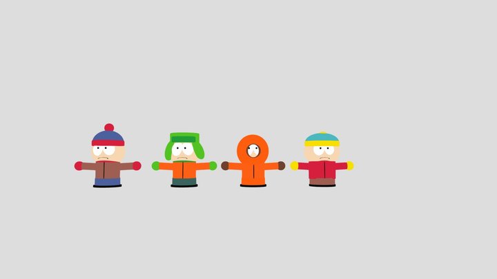 south park model pack v2 - Download Free 3D model by