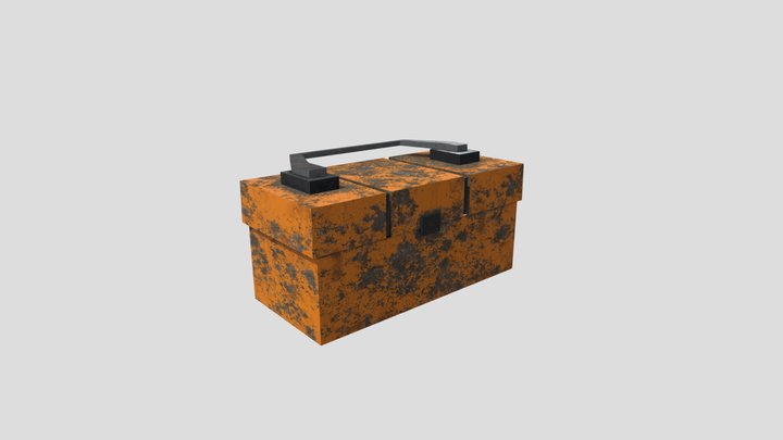 Old Tool Box 3D Model