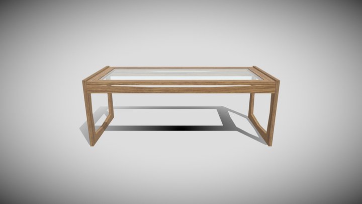 Coffee Table (Low poly) 3D Model