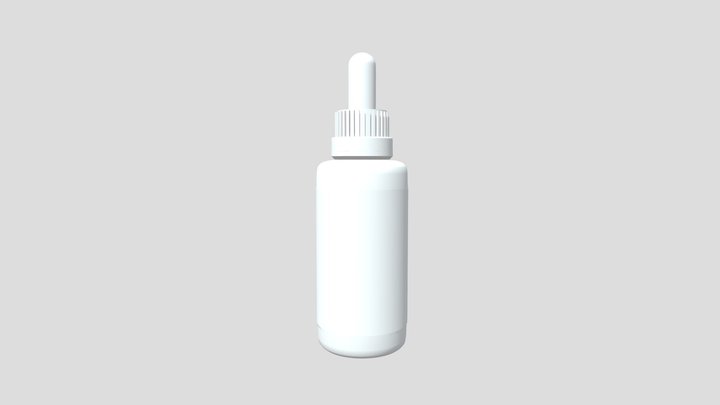 Oil Bottle 3D Model