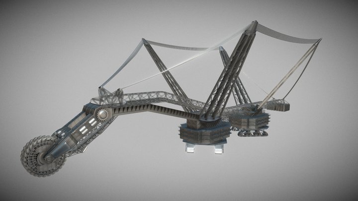 Excavator RDA Avatar 3D Model