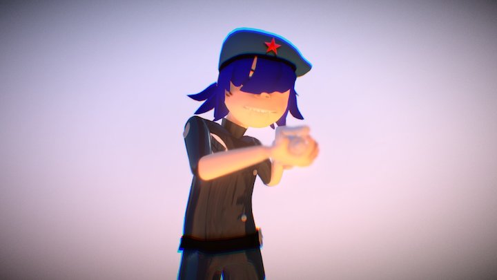 Cyborg Noodle Model 3D Model