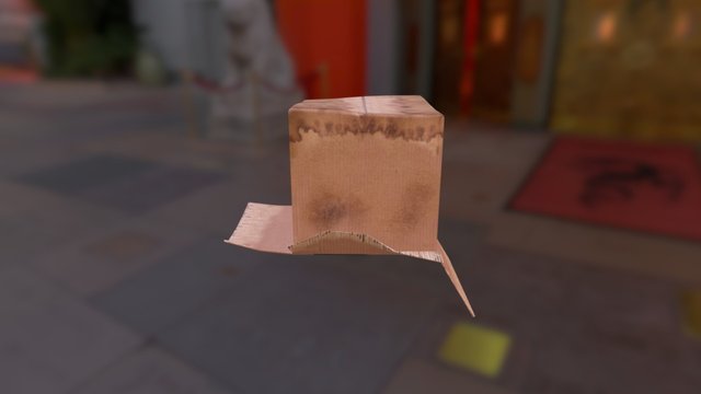 Card Board Box 3D Model