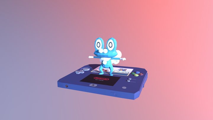 Froakie (Pokémon) 3D Model