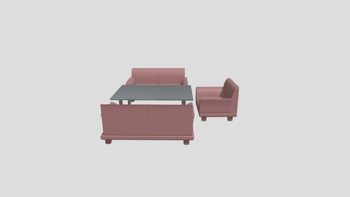 Sofa Lounge 3D Model