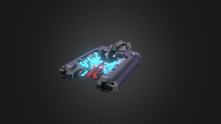Covenant Type-25 Spirit Dropship 3D Model