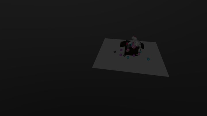 funtime foxy,s parts in a box 3D Model