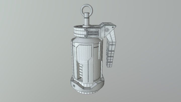 Grenade Reto Mayo8 Sketchfab 3D Model