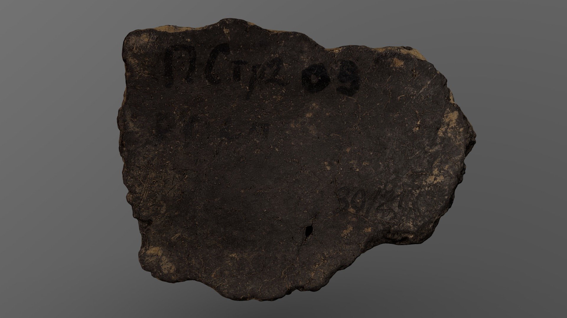 Осколок керамического сосуда - 3D model by koalakakao [c34c337] - Sketchfab