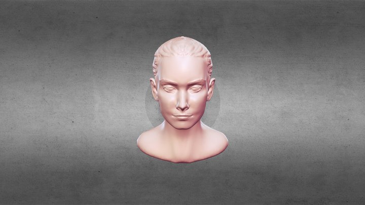 Daisy Ridley WIP2 3D Model