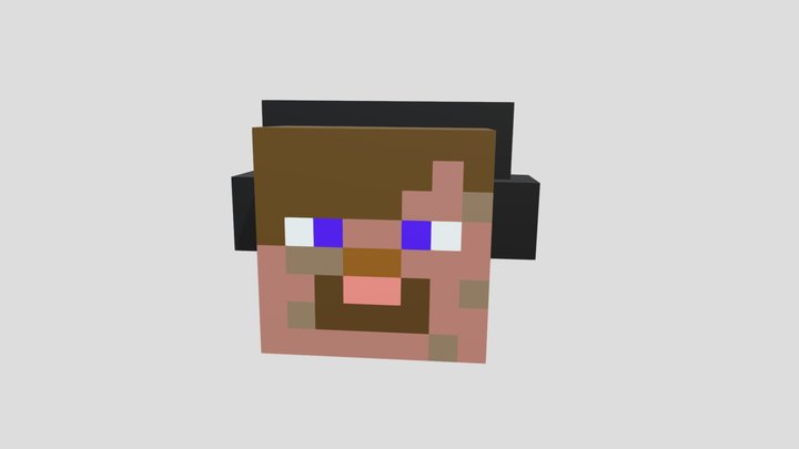 Minecraft Head 3D Model