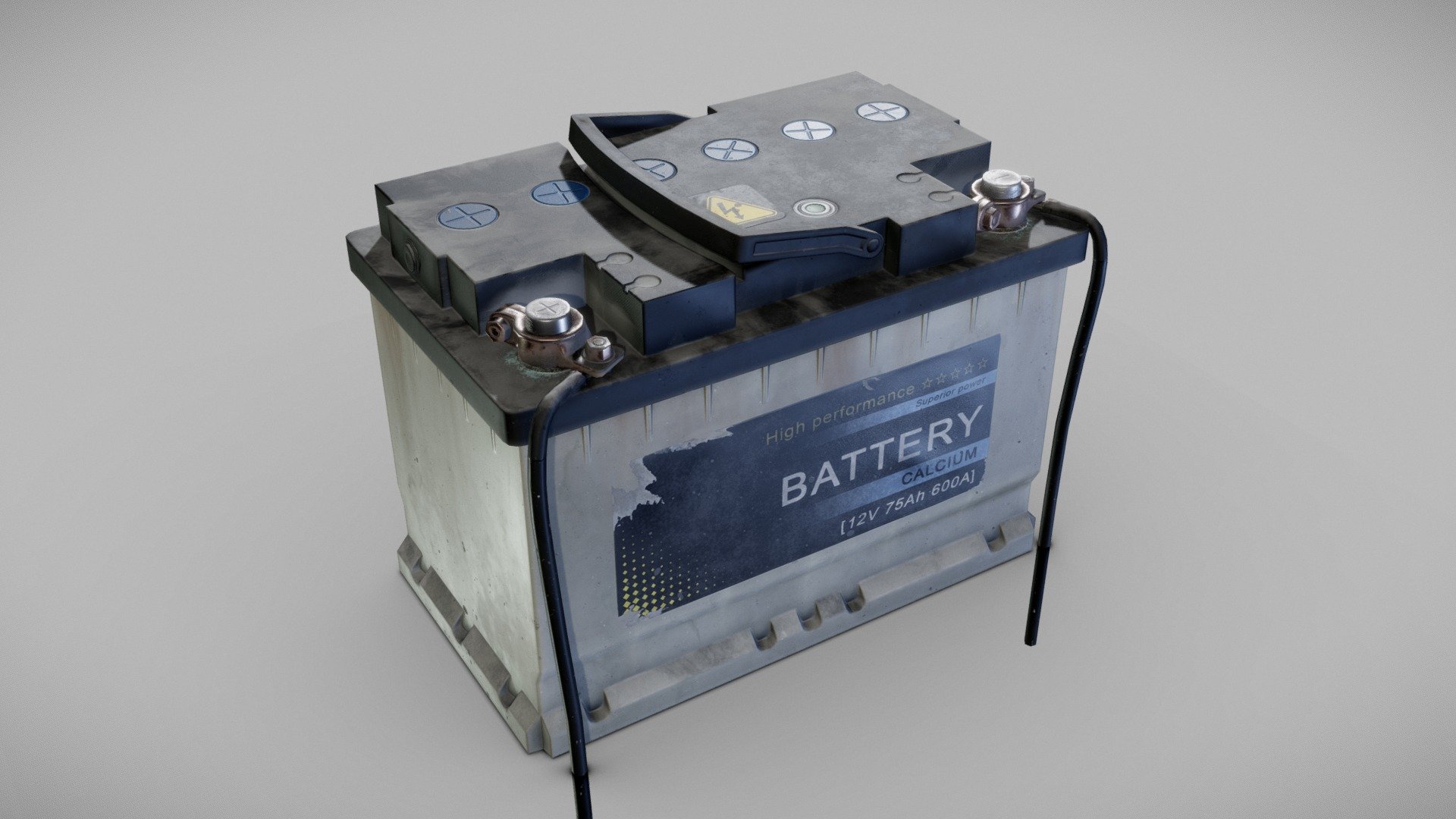 Car battery - 3D model by day9 (@day9) [c34dda3]