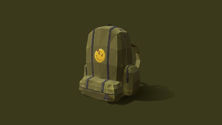 Low_poly_Backpack 3D Model