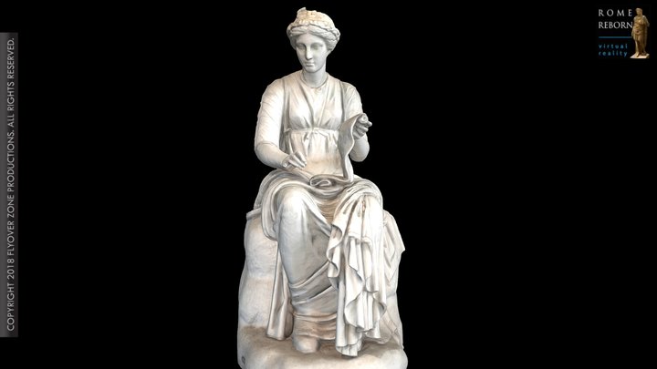3D rendering of Muse (Clio)