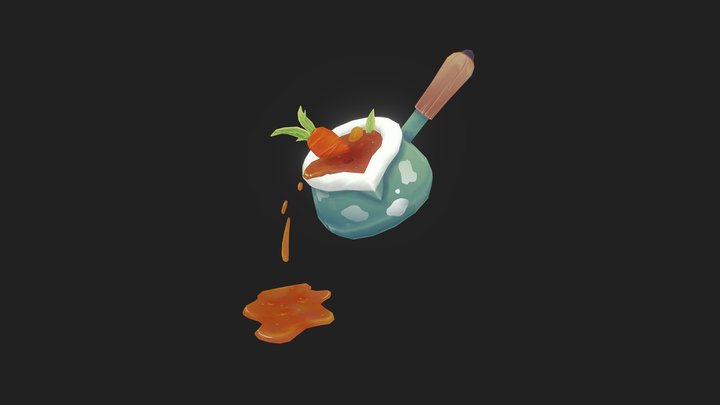 Stylized Dwarf Soup 3D Model