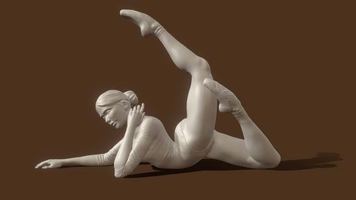 Ballet Dancer 3D Model